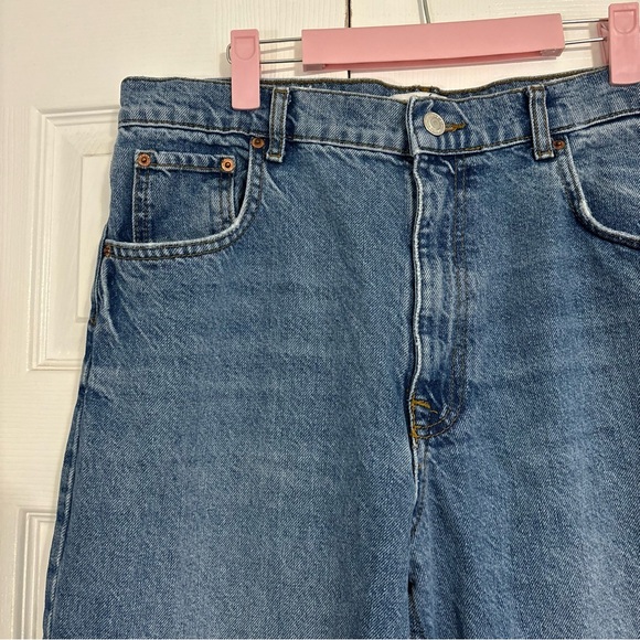 Zara The ‘90S Full Length Jeans Split Hem - Picture 5 of 12
